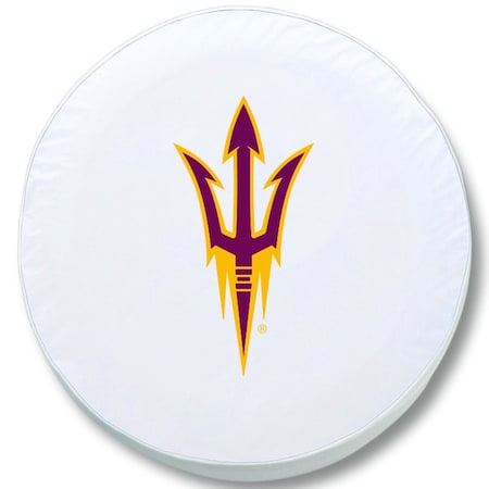 HOLLAND BAR STOOL CO 28 x 8 Arizona State Tire Cover with Pitchfork Logo TCIArizSt-FWT